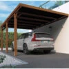 Carport Adossable 16,4m² En Bois Autoclave FSC Victor – Forest Style -Boutique De Jardin carport adossable 164m en bois autoclave fsc victor forest style