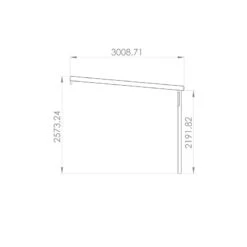 Carport Adossé 1 Voiture HENRI En Pin Traité Autoclave 15,77m² - Forest Style -Boutique De Jardin carport adosse 1 voiture pin traite autoclave 1572m 4