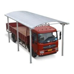 Carport Camping Car Blanc En Aluminium 3,60x7,62m Et Polycarbonate 6mm X-METAL -Boutique De Jardin carport camping car blanc en aluminium 360x766m et polycarbonate 6mm x metal 2