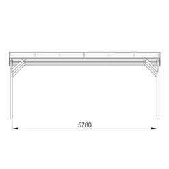 Carport Double 31m² En Bois Autoclave FSC Jean – Forest Style -Boutique De Jardin carport double 31m en bois autoclave fsc jean forest style 3