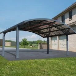 Carport Double En Alu Gris Et Polycarbonate Arizona Breeze 5000 Palram - Canopia 10 Carport Double En Alu Gris Et Polycarbonate Arizona Breeze 5000 Palram - Canopia -Boutique De Jardin carport double en alu gris et polycarbonate arizona breeze 5000 palram 2