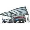 Carport Double En Aluminium Anthracite Et Polycarbonate 6mm X-METAL -Boutique De Jardin carport double en aluminium anthracite et polycarbonate 6mm x metal