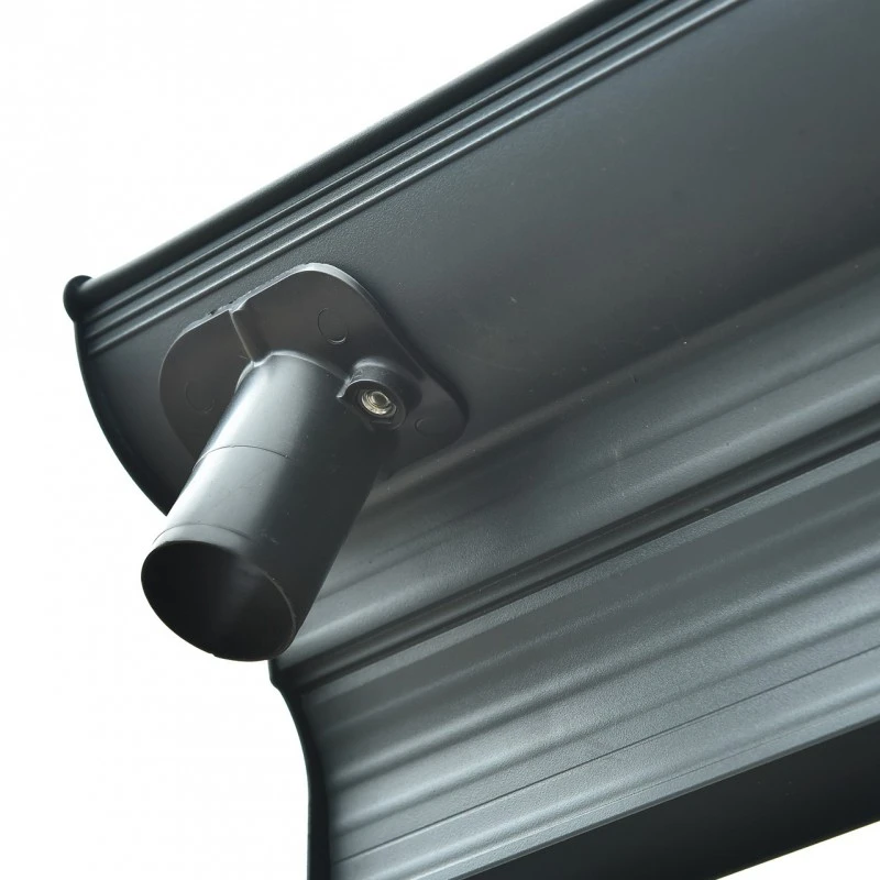 Carport Double En Aluminium Anthracite Et Polycarbonate 6mm X-METAL 8 Carport Double En Aluminium Anthracite Et Polycarbonate 6mm X-METAL – Image 6