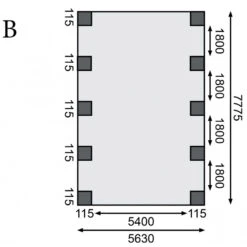 Carport Double En Bois Autoclave 50,9m² Et Toit En Acier – KARIBU -Boutique De Jardin carport double en bois autoclave 509m et toit en acier karibu 3