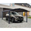 Carport En Alu Gris Et Polycarbonate 1 Voiture 15,6m² Arcadia™ 4300 – Canopia -Boutique De Jardin carport en alu gris et polycarbonate 1 voiture 156m arcadia 4300 canopia