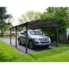 Carport En Alu Gris Et Polycarbonate 1 Voiture 18,2m² Arcadia™ 5000 – Canopia -Boutique De Jardin carport en alu gris et polycarbonate 1 voiture 182m arcadia 5000 canopia