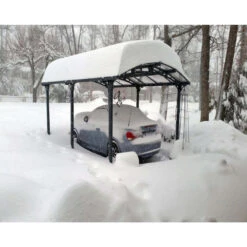 Carport En Alu Gris Et Polycarbonate 1 Voiture 18,2m² Arcadia™ 5000 – Canopia 13 Carport En Alu Gris Et Polycarbonate 1 Voiture 18,2m² Arcadia™ 5000 – Canopia -Boutique De Jardin carport en alu gris et polycarbonate 1 voiture 182m arcadia 5000 canopia 5