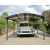 Carport En Alu Gris Et Polycarbonate 1 Voiture 23,3m² Arcadia™ 6400 – Canopia -Boutique De Jardin carport en alu gris et polycarbonate 1 voiture 233m arcadia 6400 canopia