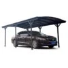 Carport En Aluminium Anthracite 3x5,05m Et Polycarbonate 6mm X-METAL -Boutique De Jardin carport en aluminium anthracite 3x505m et polycarbonate 6mm x metal