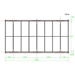 Carport En Aluminium Blanc 3x5,76m Et Polycarbonate 6mm X-METAL -Boutique De Jardin carport en aluminium blanc 3x576m et polycarbonate 6mm x metal 2