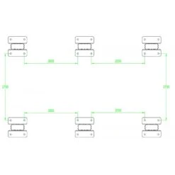 Carport En Aluminium Blanc 3x5,76m Et Polycarbonate 6mm X-METAL -Boutique De Jardin carport en aluminium blanc 3x576m et polycarbonate 6mm x metal 5