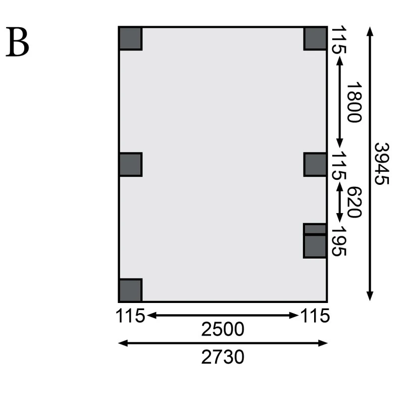Carport En Bois Autoclave 15m² Avec Poteau En Arc Et Toit En Acier – KARIBU 6 Carport En Bois Autoclave 15m² Avec Poteau En Arc Et Toit En Acier – KARIBU – Image 4