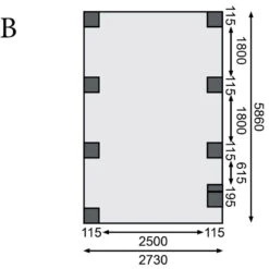 Carport En Bois Autoclave 20,9m² Avec Poteau En Arc Et Toit En Acier – KARIBU -Boutique De Jardin carport en bois autoclave 209m avec poteau en arc et toit en acier karibu 3
