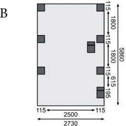 Carport En Bois Autoclave 21m², Toit En PVC Gris Et Deux Poteaux En Arc – KARIBU 12 Carport En Bois Autoclave 21m², Toit En PVC Gris Et Deux Poteaux En Arc – KARIBU -Boutique De Jardin carport en bois autoclave 21m toit en pvc gris et deux poteaux en arc karibu 4
