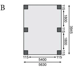 Carport En Bois Autoclave 26,9m², Toit En Acier Et Deux Poteaux En Arc – KARIBU 11 Carport En Bois Autoclave 26,9m², Toit En Acier Et Deux Poteaux En Arc – KARIBU -Boutique De Jardin carport en bois autoclave 269m toit en acier et deux poteaux en arc karibu 3