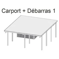 Carport En Bois Autoclave 30,35m² Avec Petit Débarras - Karibu 12 Carport En Bois Autoclave 30,35m² Avec Petit Débarras - Karibu -Boutique De Jardin carport en bois autoclave 3035m avec petit debarras karibu 4