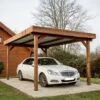 Carport THONES 17,54m² En Bois Massif Avec Toit Bac Acier HABRITA -Boutique De Jardin carport thones 1764m en bois massif avec toit bac acier habrita