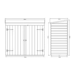 Coffre Abri Multifonctions En Bois Massif Traité Teinté Miel 2000L Rowlinson 11 Coffre Abri Multifonctions En Bois Massif Traité Teinté Miel 2000L Rowlinson -Boutique De Jardin coffre abri multifonctions en bois massif traite teinte miel 2000l rowlinson 4