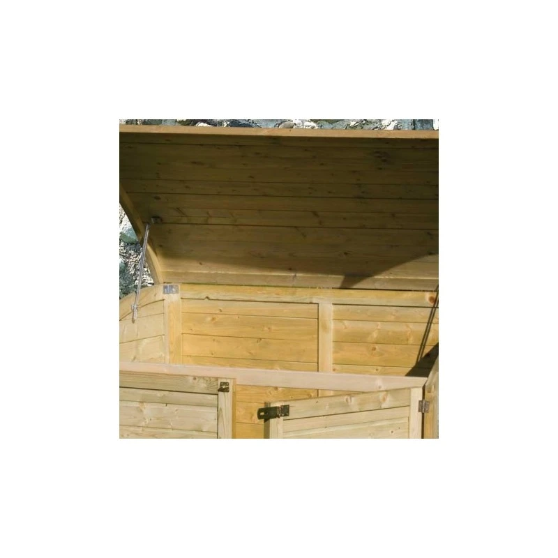 Coffre De Jardin En Bois Traité Autoclave 1200L - Chalet Et Jardin 5 Coffre De Jardin En Bois Traité Autoclave 1200L - Chalet Et Jardin – Image 4