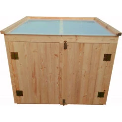 Coffre De Jardin En Bois Traité 20mm 1200L GENIO Blanc - Gardy Shelter 9 Coffre De Jardin En Bois Traité 20mm 1200L GENIO Blanc - Gardy Shelter -Boutique De Jardin coffre de jardin en bois traite 20mm 1200l genio blanc gardy shelter 1