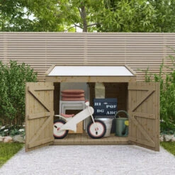 Coffre De Jardin En Bois Traité 20mm 1200L GENIO Blanc - Gardy Shelter 13 Coffre De Jardin En Bois Traité 20mm 1200L GENIO Blanc - Gardy Shelter -Boutique De Jardin coffre de jardin en bois traite 20mm 1200l genio blanc gardy shelter 5