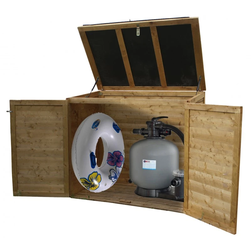 Coffre De Jardin En Bois Trocadero 1350L 4 Coffre De Jardin En Bois Trocadero 1350L – Image 2