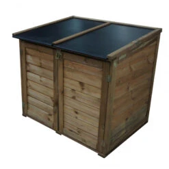 Coffre De Jardin En Bois Trocadero 600L -Boutique De Jardin coffre de jardin en bois trocadero 600l 2