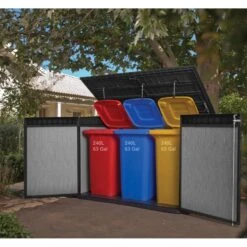 Coffre De Jardin En Résine Brossée Brossium 2100L - Keter -Boutique De Jardin coffre de jardin en resine brossee brossium 2100l keter 3