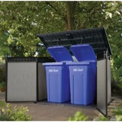 Coffre De Jardin En Résine Brossée Brossium 2100L - Keter -Boutique De Jardin coffre de jardin en resine brossee brossium 2100l keter 4