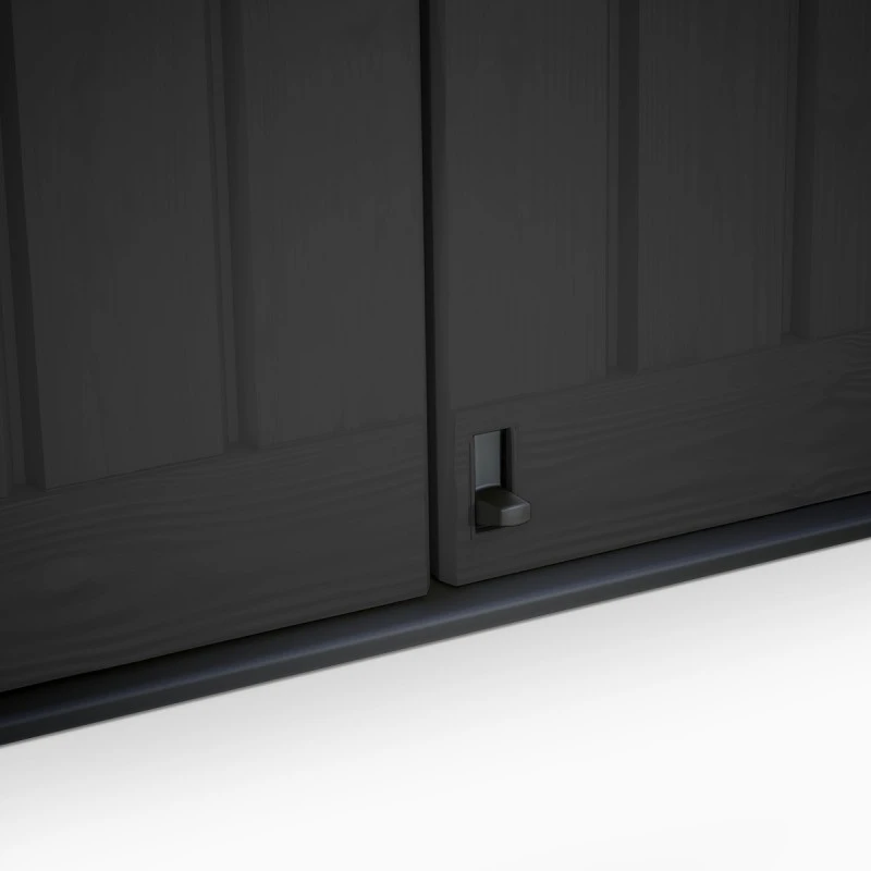 Coffre De Jardin Multifonctions En Résine 1200L Toit Plat Noir - Keter 7 Coffre De Jardin Multifonctions En Résine 1200L Toit Plat Noir - Keter – Image 5