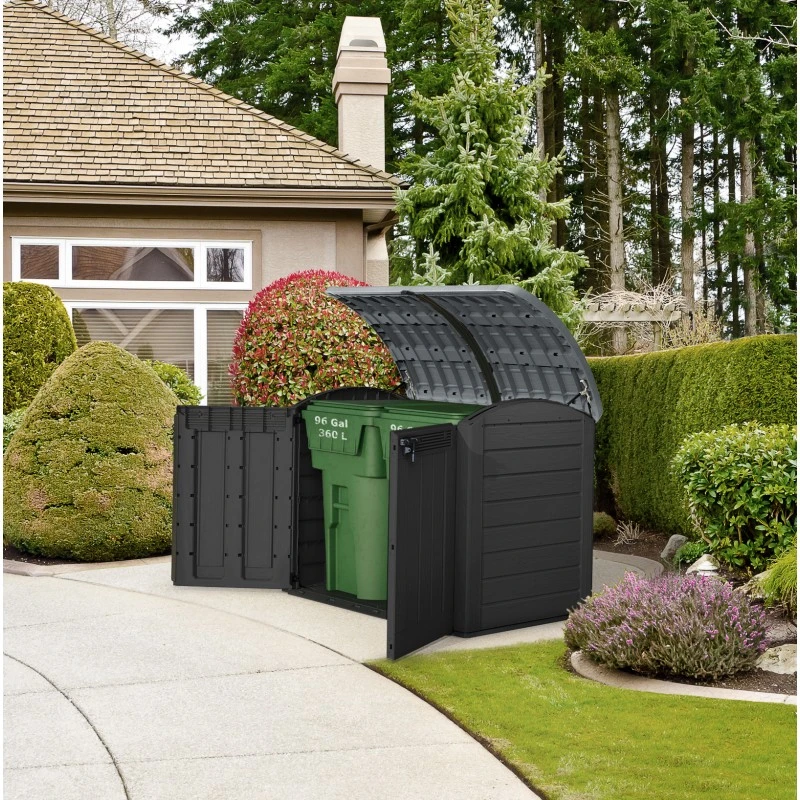 Coffre De Jardin Multifonctions En Résine Anthracite 2000L - Keter 8 Coffre De Jardin Multifonctions En Résine Anthracite 2000L - Keter – Image 6