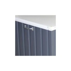 Coffre De Rangement En Métal Anthracite 800L DURAMAX -Boutique De Jardin coffre de rangement en metal anthracite 800l duramax 5