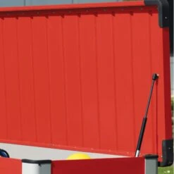 Coffre De Rangement En Métal Rouge 1000L Patio Box 1,46m² TRIMETALS 12 Coffre De Rangement En Métal Rouge 1000L Patio Box 1,46m² TRIMETALS -Boutique De Jardin coffre de rangement en metal rouge 1000l patio box 146m trimetals 4