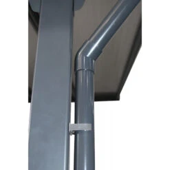 Descentes De Gouttières Grises Pour Toit De Terrasse X-METAL -Boutique De Jardin descentes de gouttieres grises pour toit de terrasse x metal 3