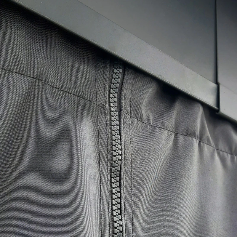 Ensemble De Rideaux 4 Pièces Pour Pergolas Dallas 4900 De 18m² - Palram - Canopia 6 Ensemble De Rideaux 4 Pièces Pour Pergolas Dallas 4900 De 18m² - Palram - Canopia – Image 4