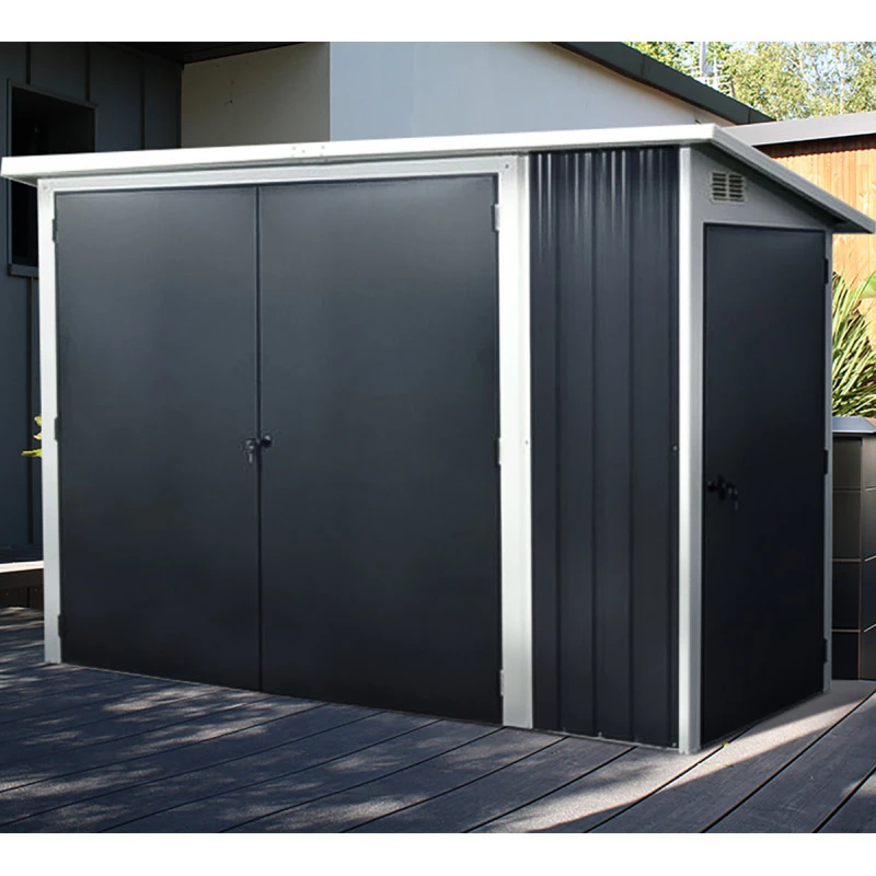 Garage à Vélos Bici En Acier Galvanisé Gris Anthracite – City Garden 4 Garage à Vélos Bici En Acier Galvanisé Gris Anthracite – City Garden – Image 2