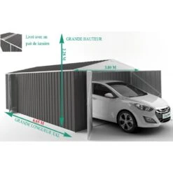 Garage En Acier Zincalume Colorbond 20,1m² Grande Hauteur EASYSHED 12 Garage En Acier Zincalume Colorbond 20,1m² Grande Hauteur EASYSHED -Boutique De Jardin garage en acier zincalume colorbond 1995m grande hauteur easyshed 4