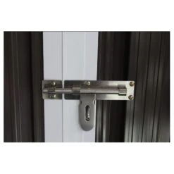 Garage Métal Anthracite Double Portes 19,61m² + Kit D'ancrage X-METAL -Boutique De Jardin garage metal anthracite double portes 1961m kit d ancrage x metal 4