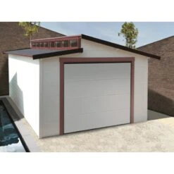 Garage Torino 20,91m² Avec Porte Sectionnelle Motorisée Madriers 28mm SOLID 9 Garage Torino 20,91m² Avec Porte Sectionnelle Motorisée Madriers 28mm SOLID -Boutique De Jardin garage torino 2091m avec porte sectionnelle motorisee madriers 28mm solid 1