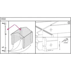Kit Anti-tempête Pour Abris Et Garages SOLID -Boutique De Jardin kit anti tempete pour abris et garages solid 2