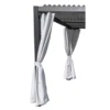 Kit De 3 Rideaux En Polyester Gris Perle Pour Pergolas Canberra Et Barbade - Couleurs Du Monde -Boutique De Jardin kit de 3 rideaux en polyester gris perle pour pergols canberra et barbade couleurs du monde