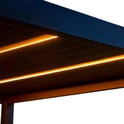 Kit éclairage 2 Lames Anthracite LEDS 3m + Télécommande Pour Pergola Ombrea -Boutique De Jardin kit eclairage 2 lames leds 3m telecommande pour pergola ombrea 2