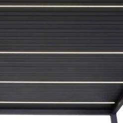 Kit éclairage 2 Lames Anthracite LEDS 3m + Télécommande Pour Pergola Ombrea -Boutique De Jardin kit eclairage 2 lames leds 3m telecommande pour pergola ombrea 5