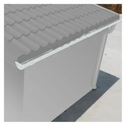 Kit Gouttières Blanc - Pack Prêt à La Pose Pour Abri Grosfillex 11,2m² -Boutique De Jardin kit gouttieres blanc pack pret a la pose pour abri grosfillex 112m 3