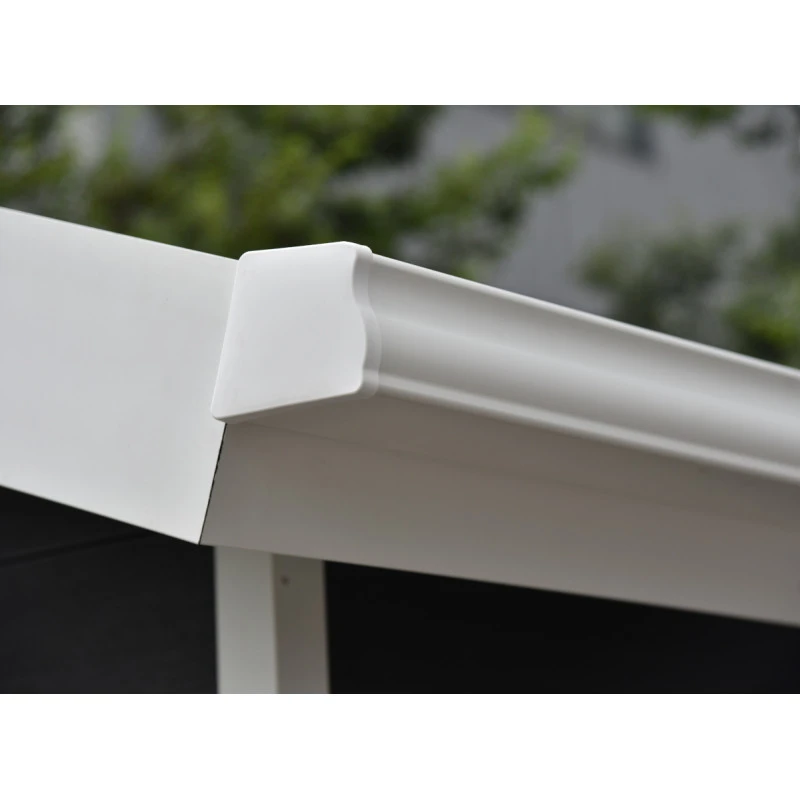 Kit Gouttières Blanc - Pack Prêt à La Pose Pour Abri PREMIUM Woodlife Garden Double Pentes Longueur 3m 5 Kit Gouttières Blanc - Pack Prêt à La Pose Pour Abri PREMIUM Woodlife Garden Double Pentes Longueur 3m – Image 3