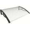 Marquise De Porte Et Fenêtre 120x80cm En Polycarbonate 4mm – HABRITA -Boutique De Jardin marquise de porte et fenetre 120x80cm en polycarbonate 4mm habrita