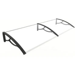 Marquise De Porte Extra Large 200x80cm En Polycarbonate 3 Mm – HABRITA