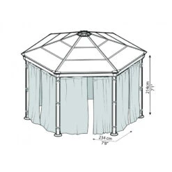 Moustiquaire En Polyester Léger Pour Pergola Roma™ Et Monaco™- Palram - Canopia 10 Moustiquaire En Polyester Léger Pour Pergola Roma™ Et Monaco™- Palram - Canopia -Boutique De Jardin moustiquaire en polyester leger pour pergola roma palram 2