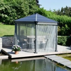 Moustiquaire En Polyester Léger Pour Pergola Roma™ Et Monaco™- Palram - Canopia 12 Moustiquaire En Polyester Léger Pour Pergola Roma™ Et Monaco™- Palram - Canopia -Boutique De Jardin moustiquaire en polyester leger pour pergola roma palram 4