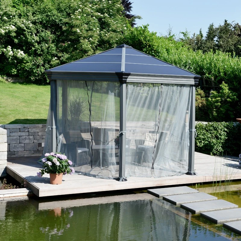 Moustiquaire En Polyester Léger Pour Pergola Roma™ Et Monaco™- Palram - Canopia 7 Moustiquaire En Polyester Léger Pour Pergola Roma™ Et Monaco™- Palram - Canopia – Image 5